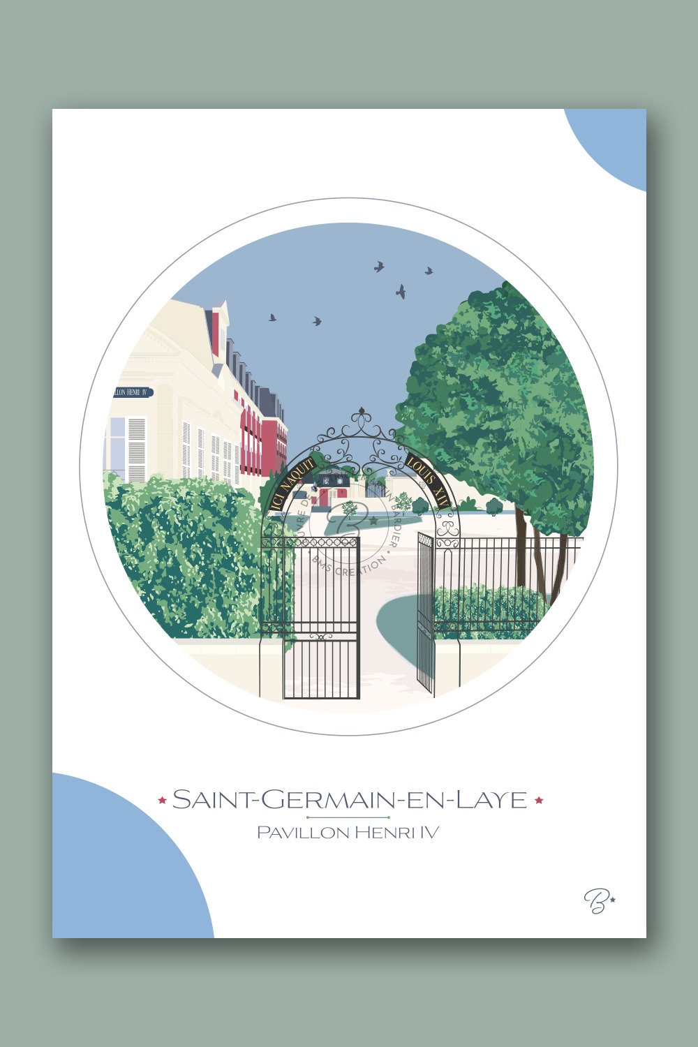Carte Pavillon Henri IV  | SAINT-GERMAIN-EN-LAYE