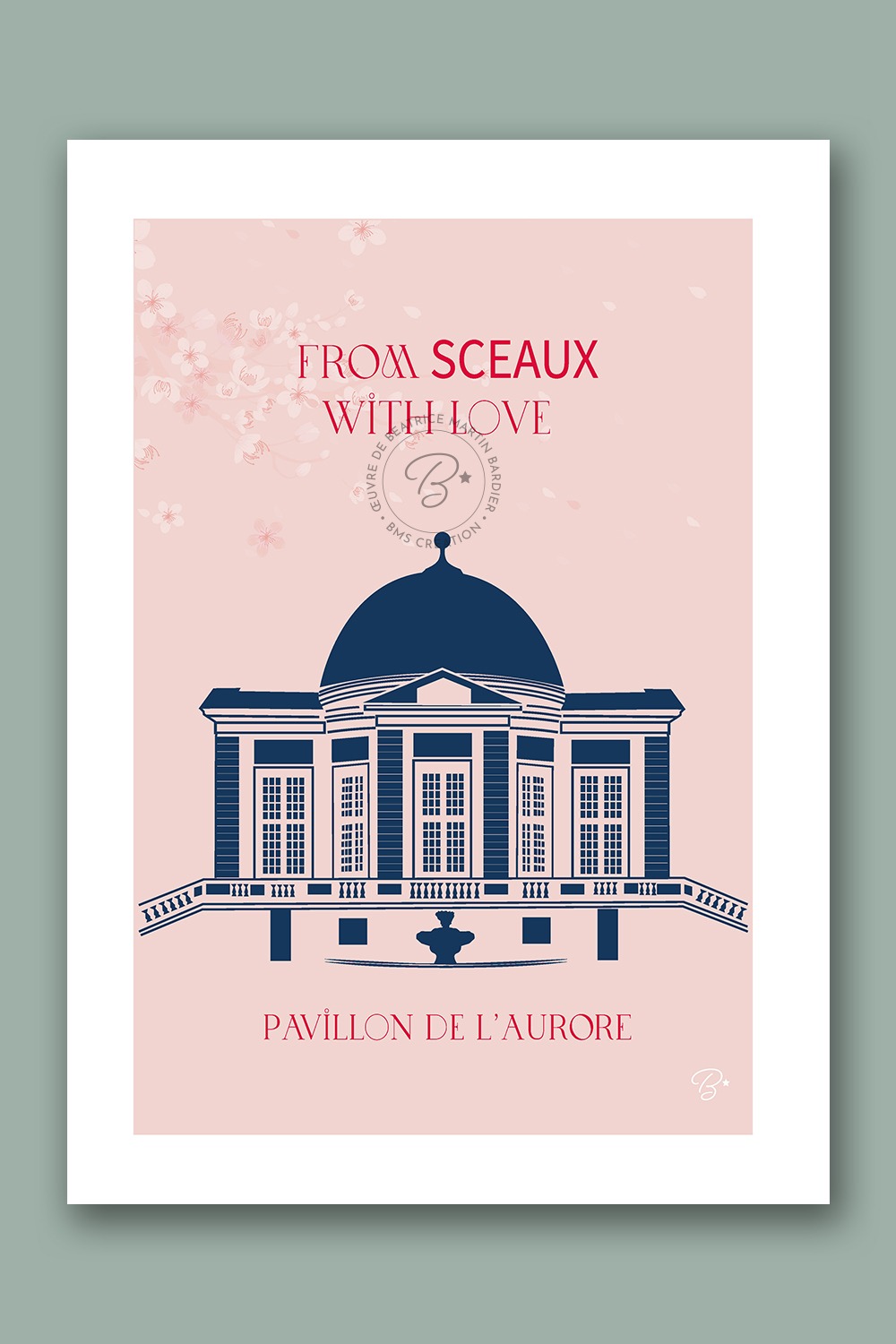Carte postale With Love  | SCEAUX
