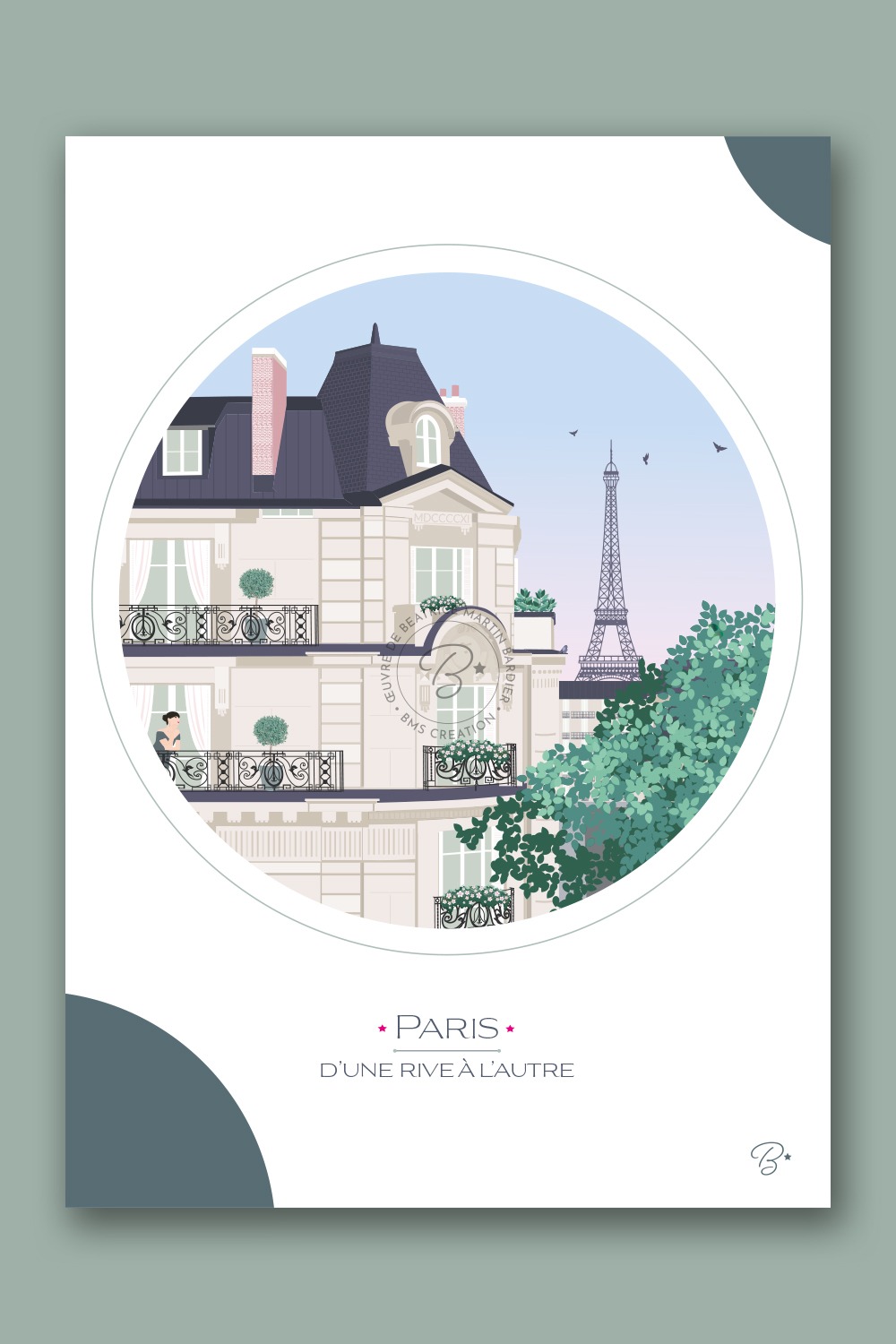 Carte D'une rive à l'autre | PARIS