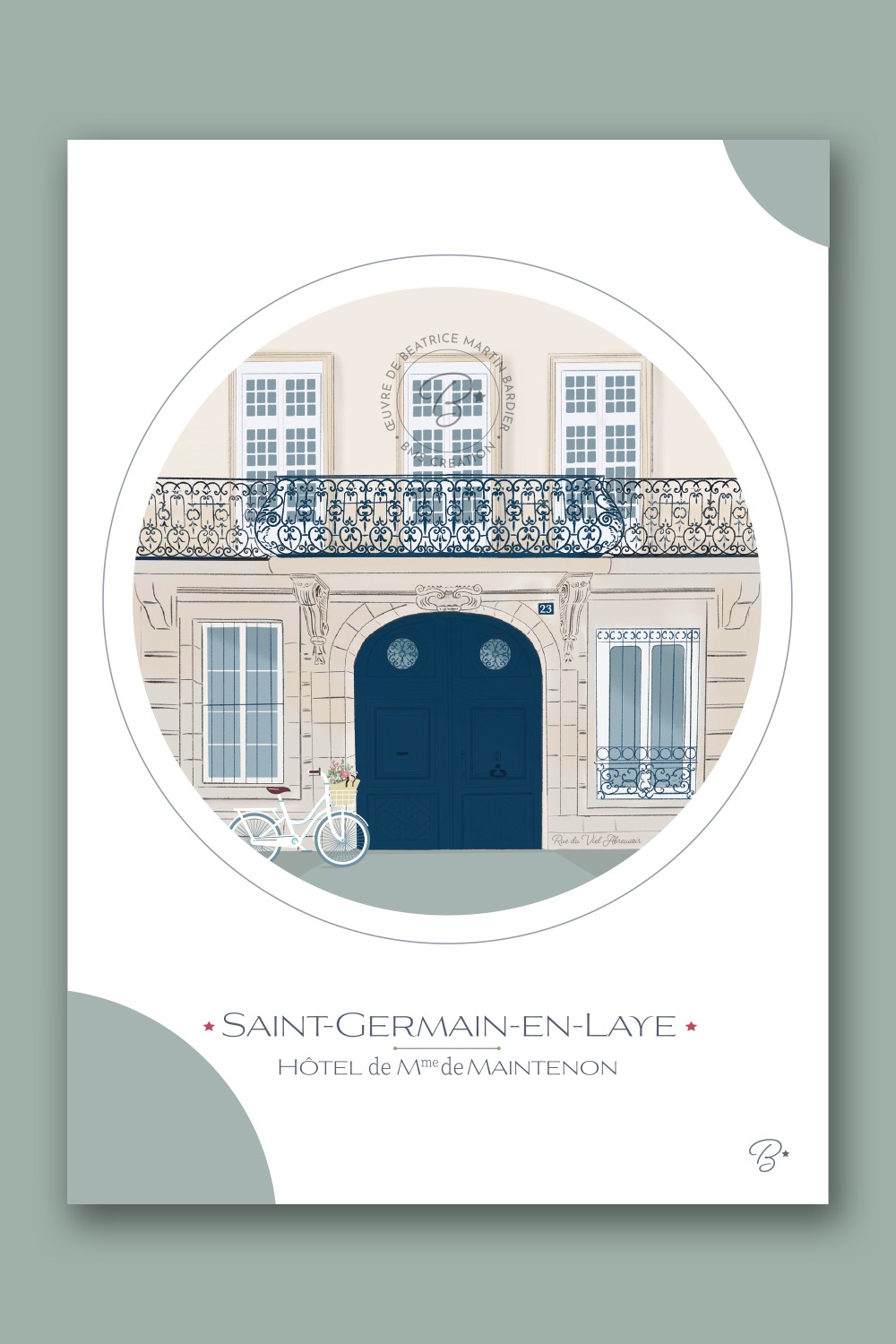Carte Hôtel de Mme de Maintenon | SAINT-GERMAIN-EN-LAYE