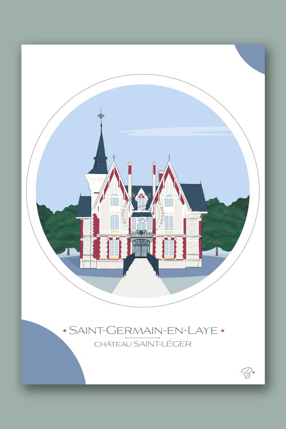 Carte Château Saint Léger  | SAINT-GERMAIN-EN-LAYE