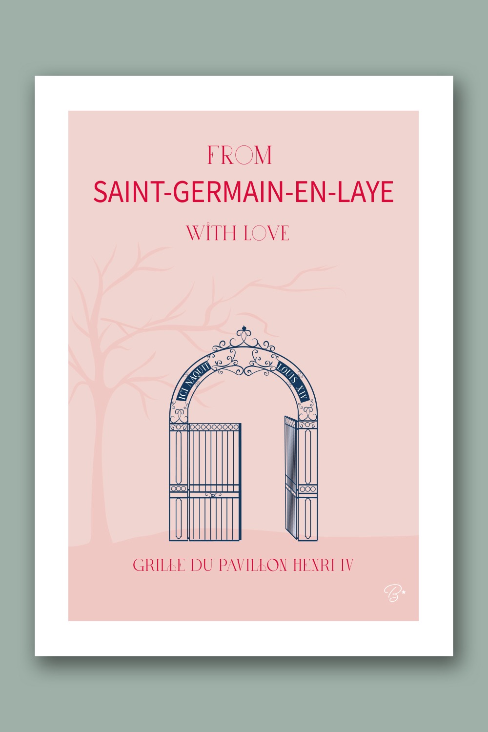 Carte SAINT GERMAIN EN LAYE | With Love