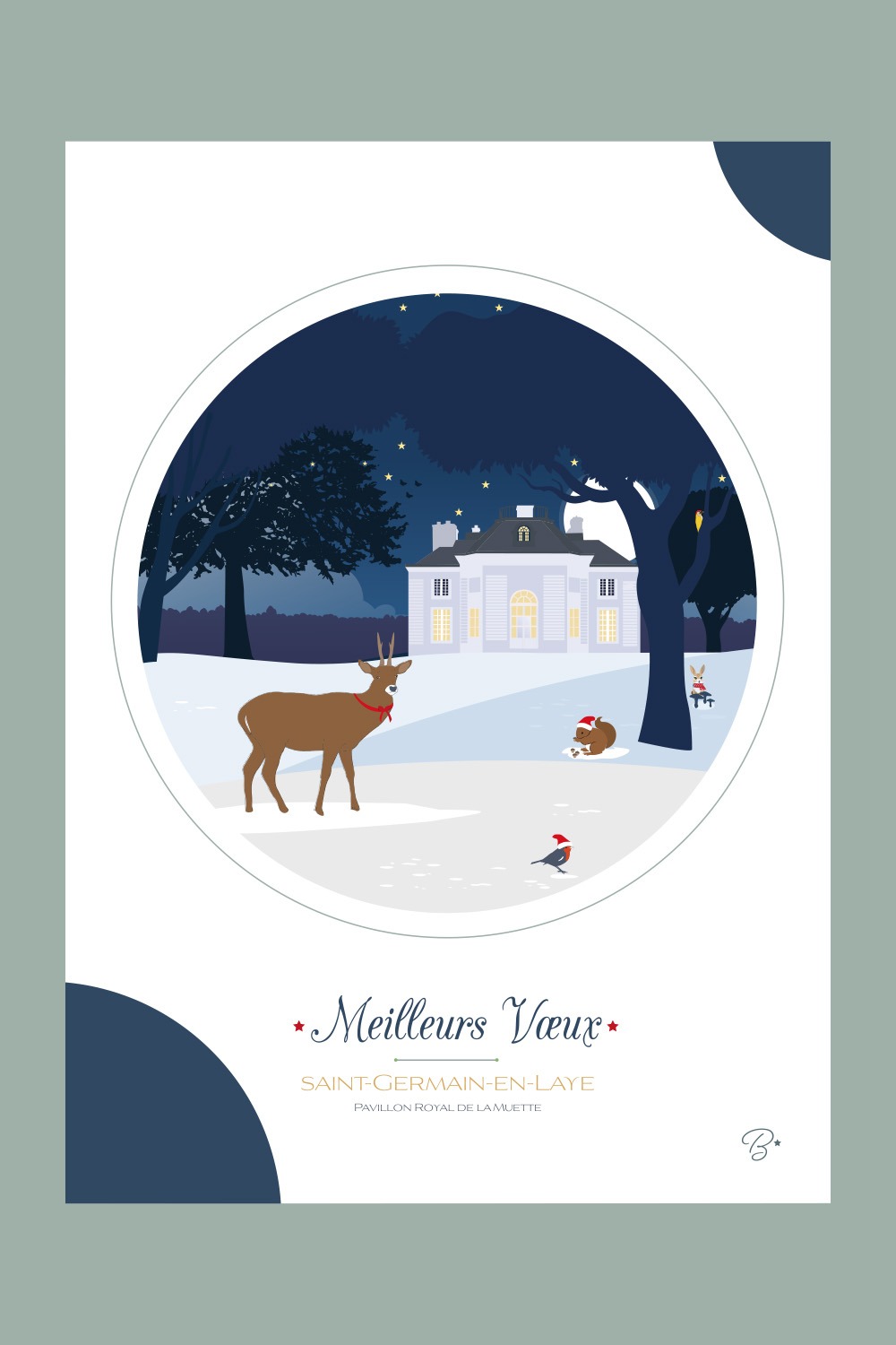 Carte Meilleurs Vœux | Saint-Germain-en-Laye