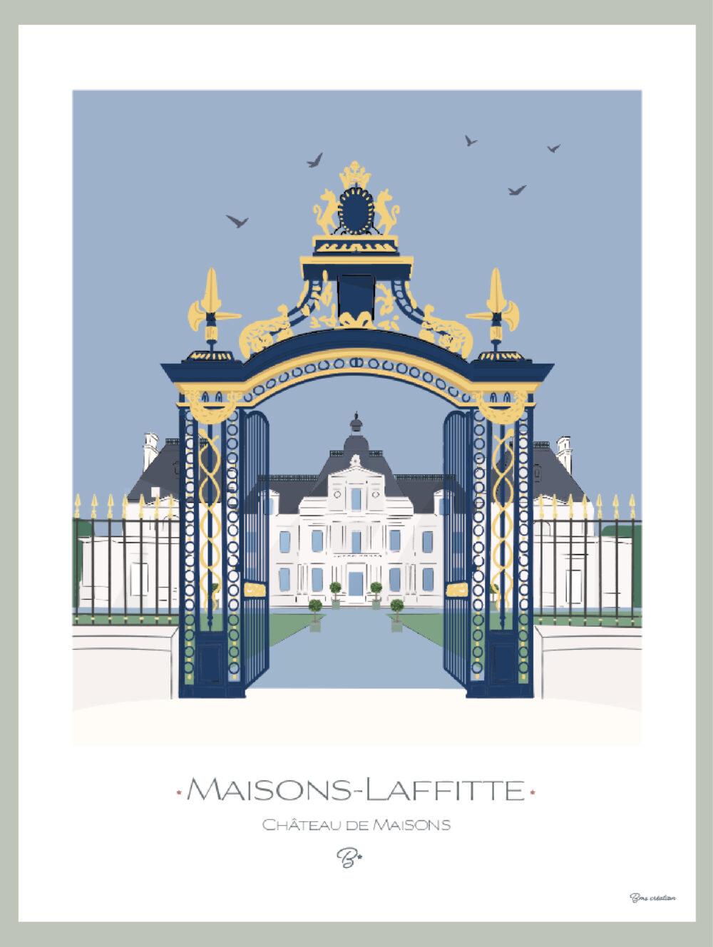 Affiche du Château de Maisons Laffitte