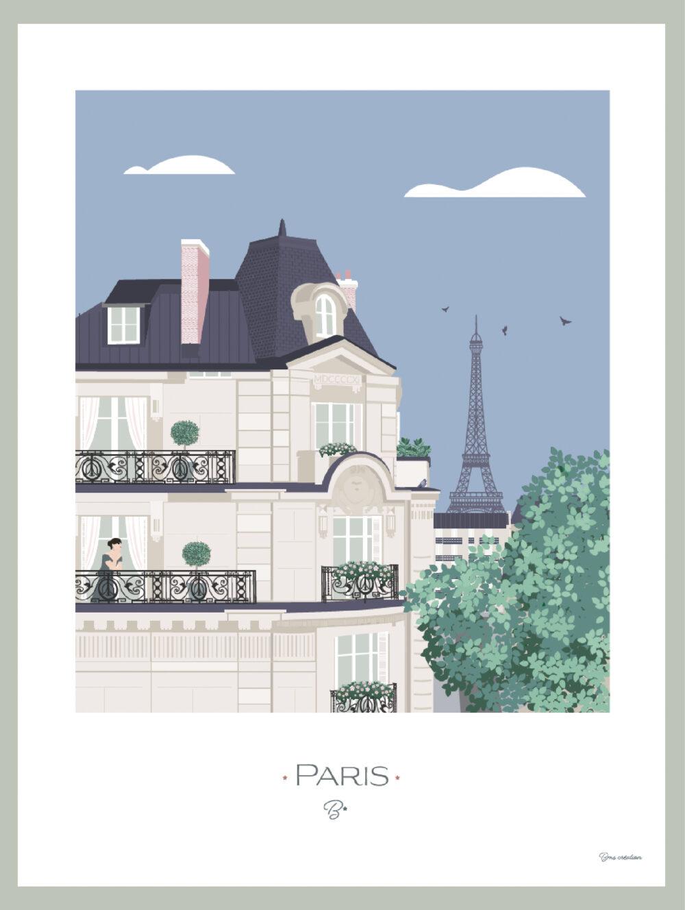 Affiche D'une rive à l'autre  |  PARIS