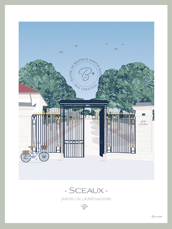 Affiche Jardin de la Ménagerie  |  SCEAUX
