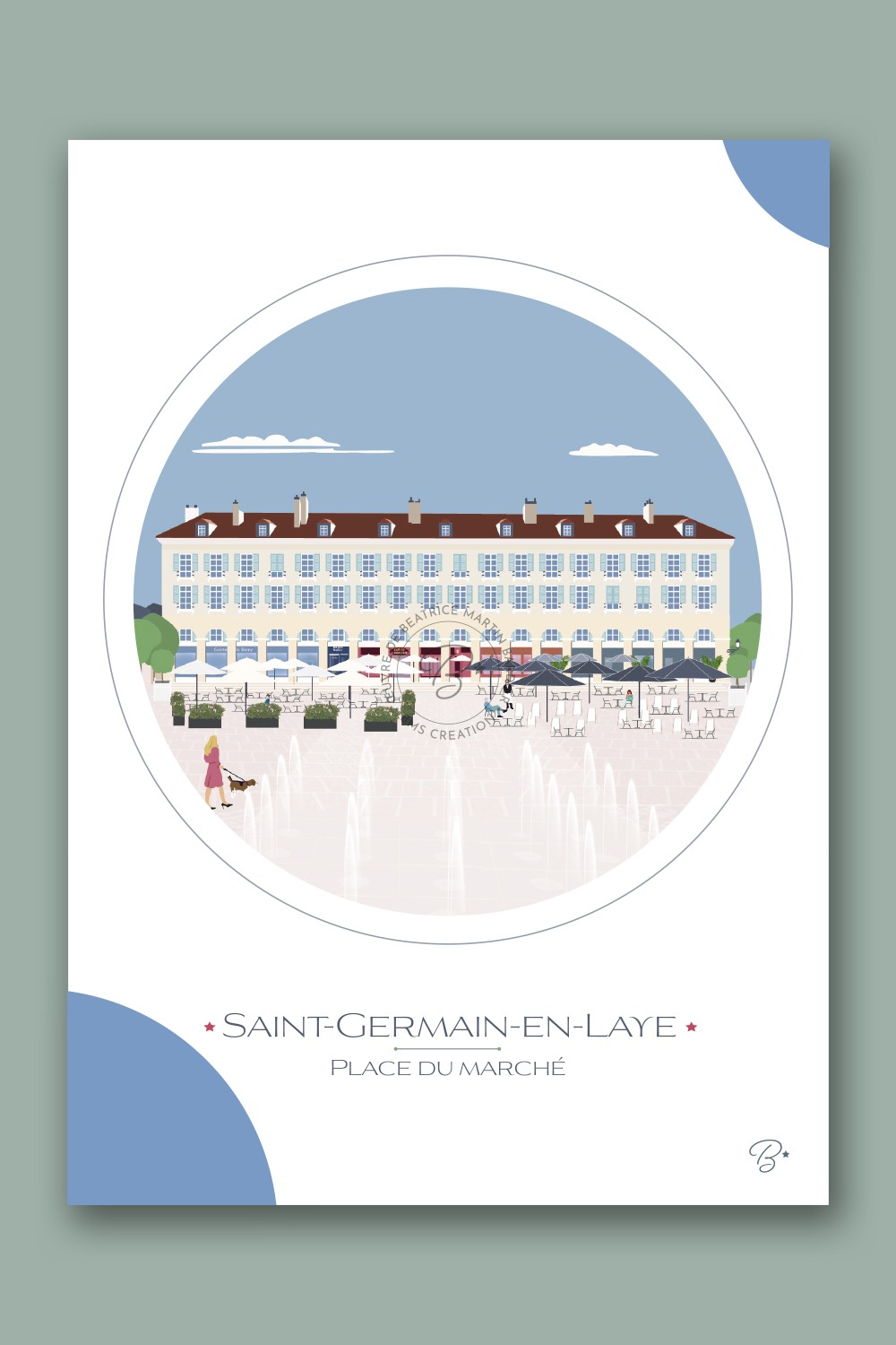 Carte Place du marché | SAINT-GERMAIN-EN-LAYE