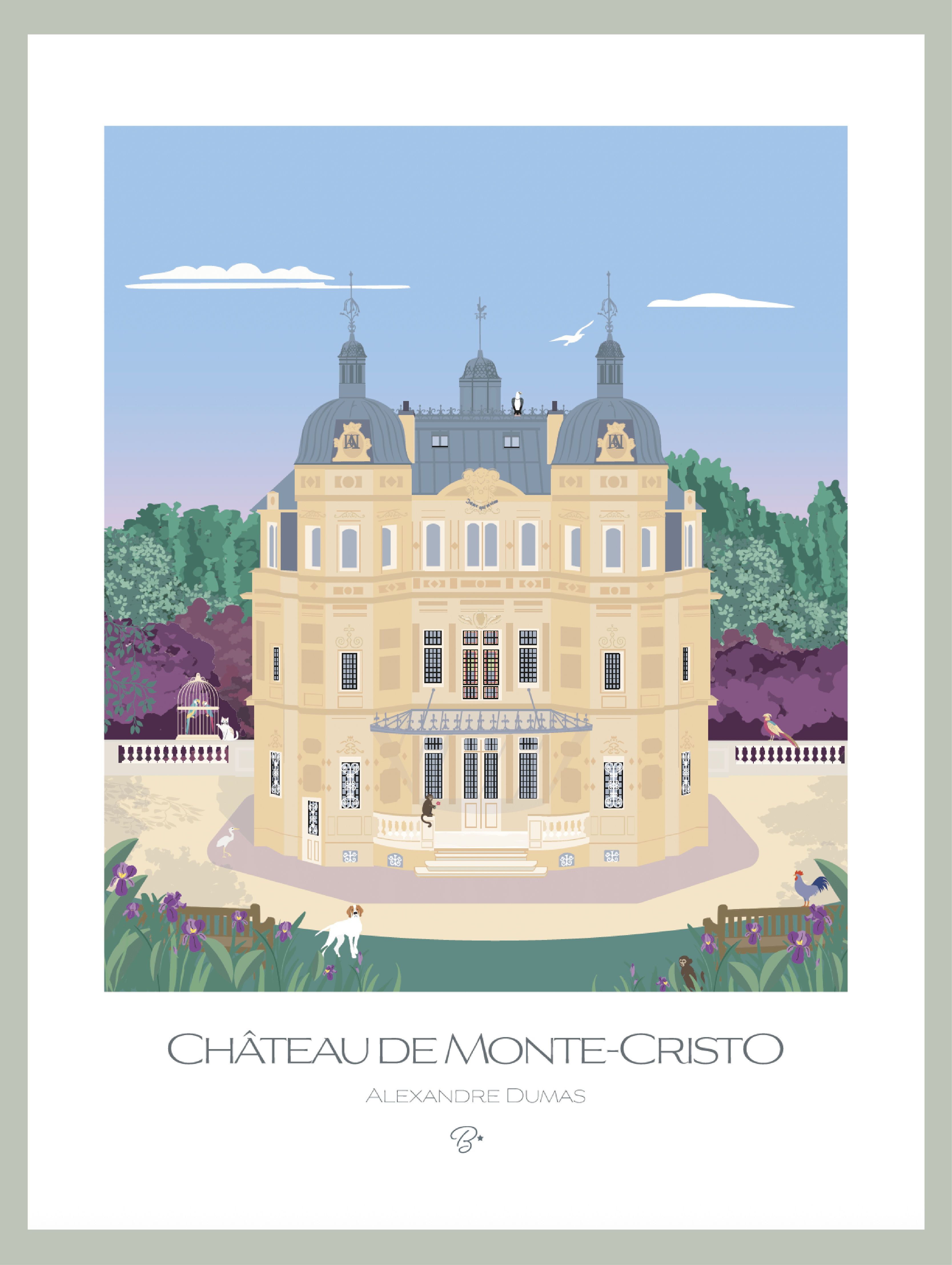 Affiche Château de Monte-Cristo  |  PORT-MARLY