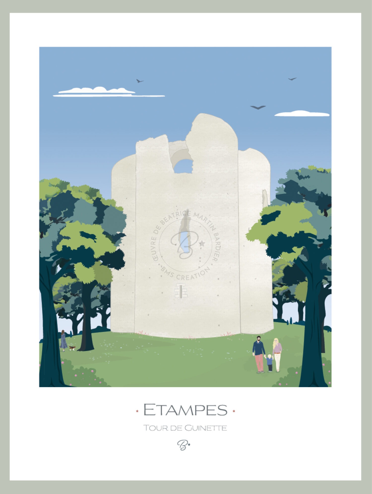 Affiche Tour de Guinette  |  ETAMPES