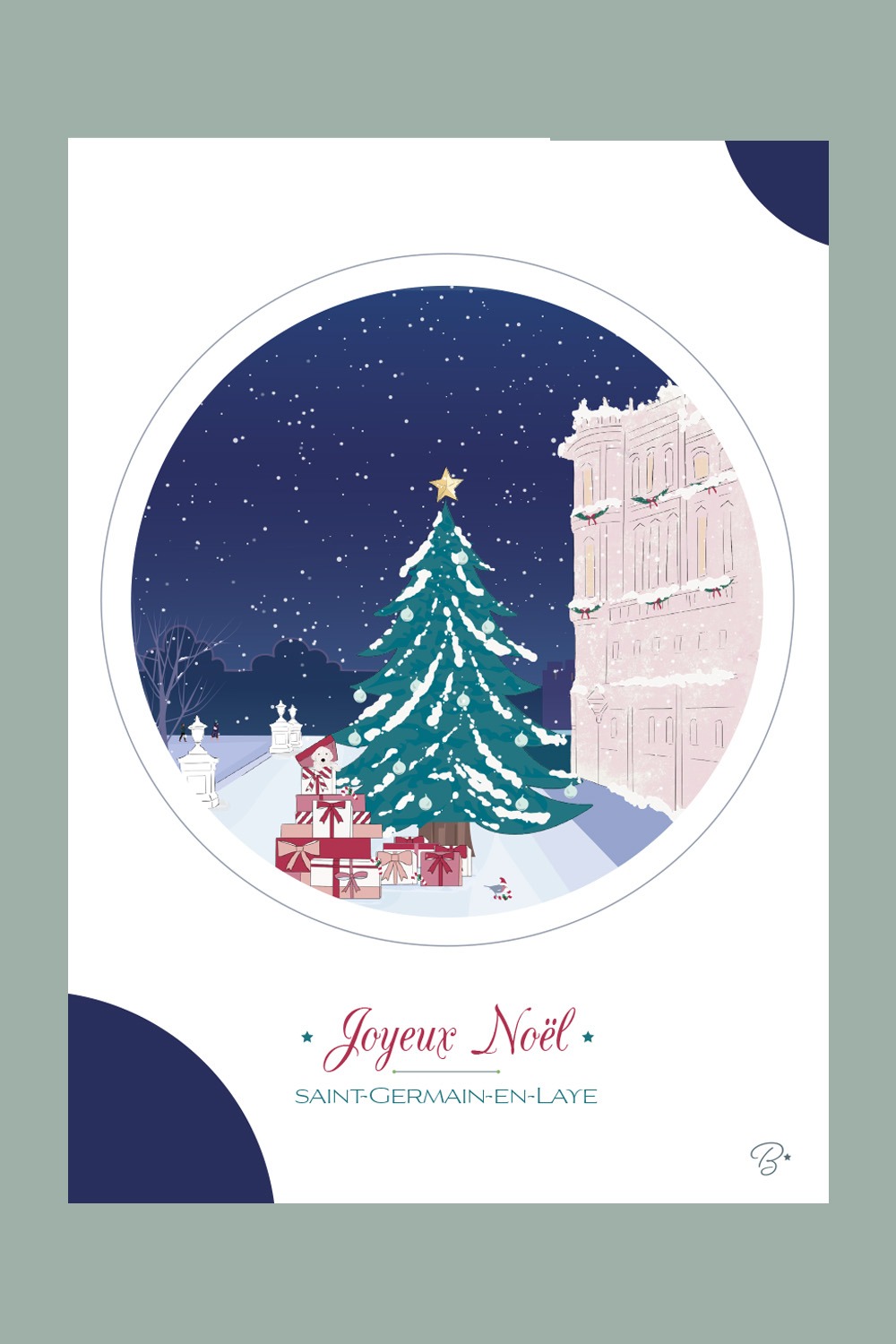 Carte Joyeux Noël | Saint-Germain-en-Laye