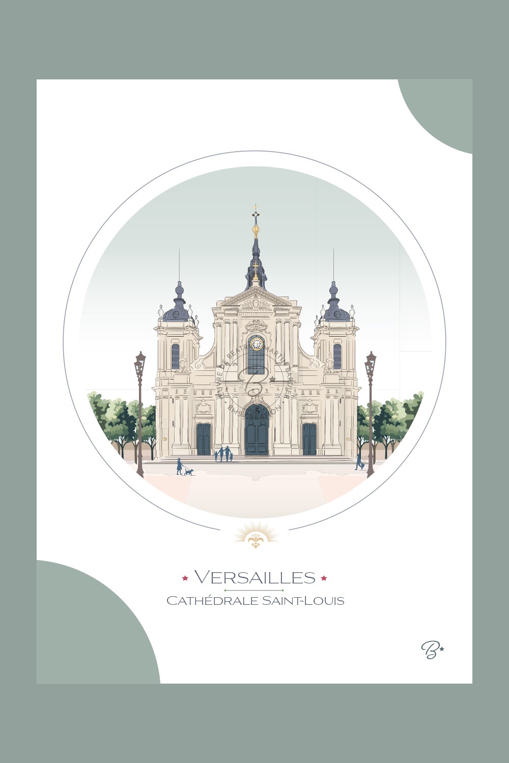 Carte Cathédrale Saint-Louis de Versailles