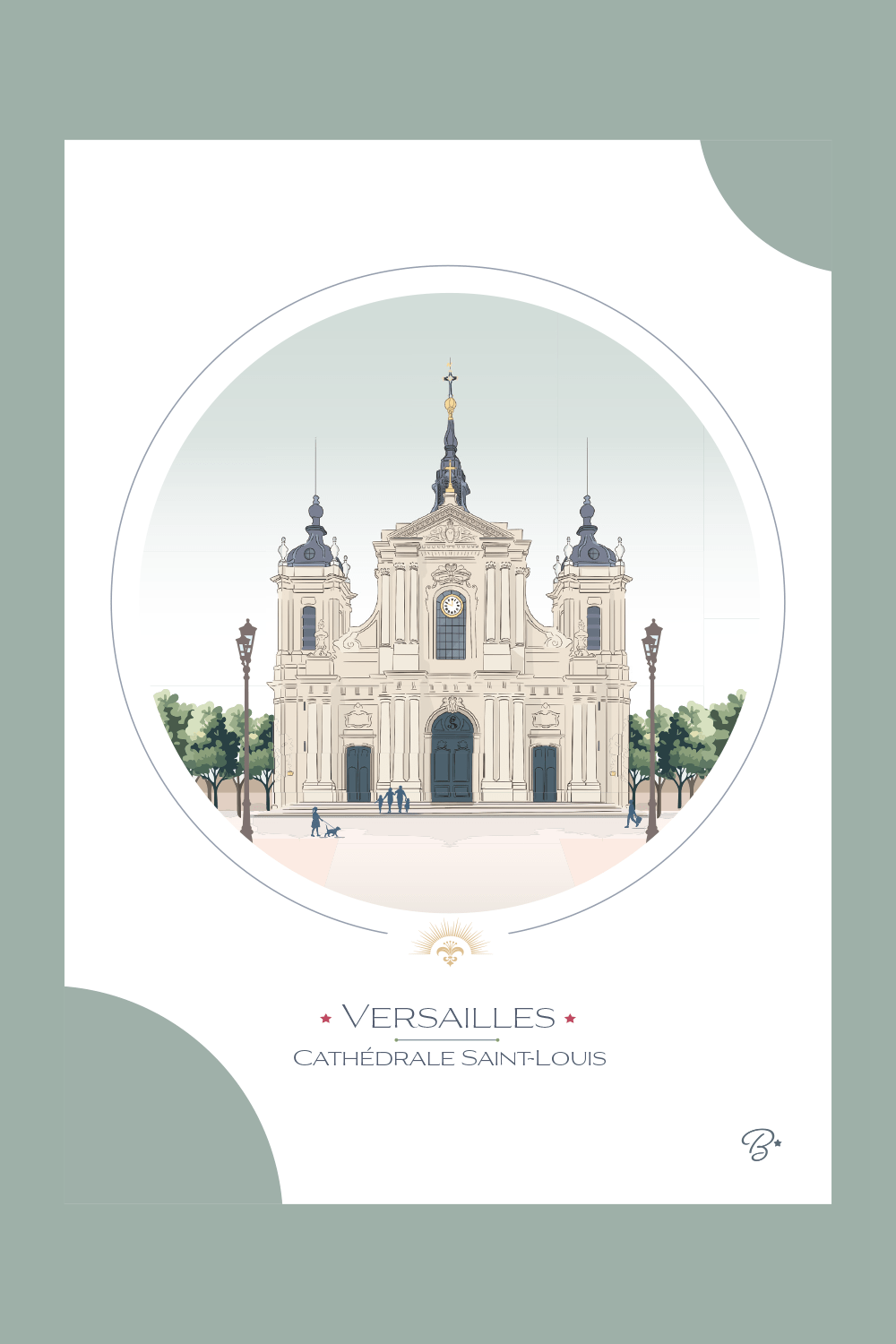 Carte Cathédrale Saint-Louis de Versailles