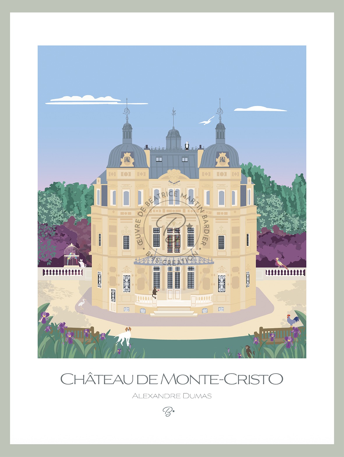 Affiche Château de Monte-Cristo  |  PORT-MARLY