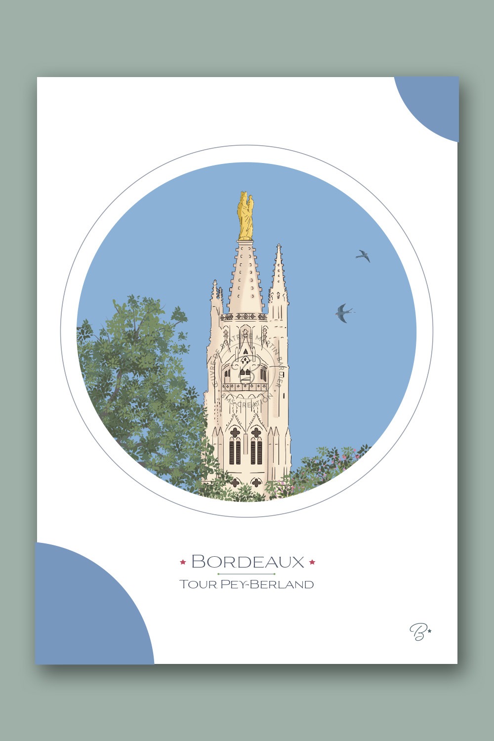 Carte Tour Pey-Berland |  BORDEAUX