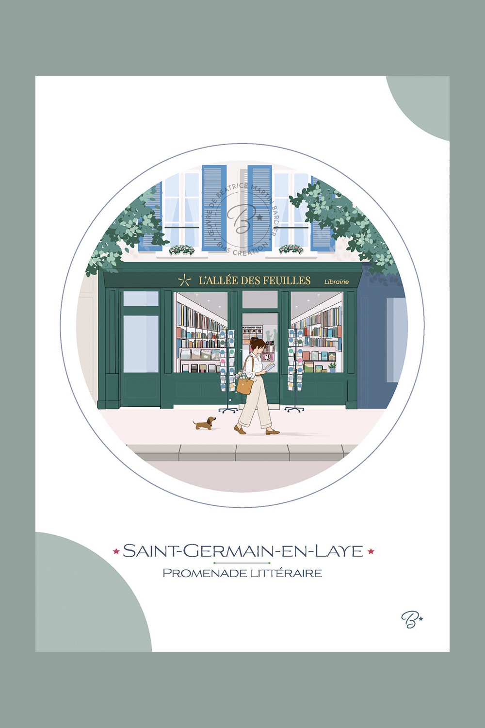 Carte Promenade Littéraire | Saint-Germain-en-Laye
